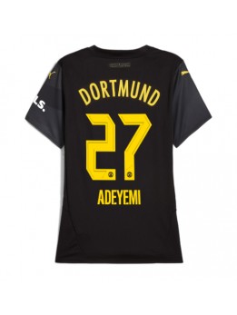 Billige Borussia Dortmund Karim Adeyemi #27 Bortedrakt Dame 2024-25 Kortermet